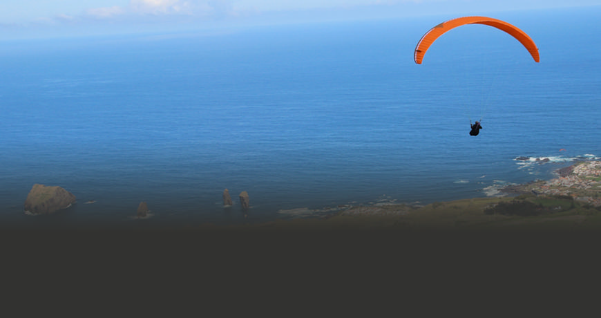 Gleitschirmfliegen auf den Azoren Gleitschirmfliegen auf den Azoren